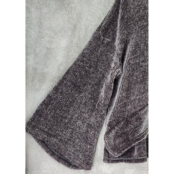 Gilligan & Omalley Hoodie Womens Medium Gray Cozy Sleep Long Sleeve Sweatshirt - Picture 9 of 10